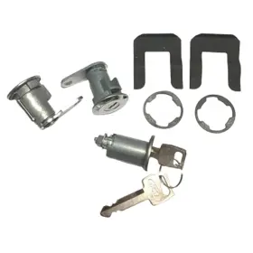 Cj Classics 840144713226 Ignition/ Door Lock Cylinder Set With Ford Licensed Keys Mustang 1967-1979