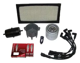 Crown Automotive Sales Co. 848399080711 Fits 87-90 Cherokee Comanche 4.0l Air Fuel Oil Filters Spark Plugs Wires Kit