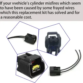 Danbojit 798107326993 8 Pack Ford Ignition Coil Connector Plug Harness Compatible With #3