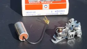 1852130 Delco Remy General Motors Nos D1001 1958-1966 Chevy Corvette Sbc Bbc D106p Points D204 Condensor