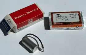 1944375 Delco Remy General Motors 1928111 Nos D105p Points And D203 Condenser 1953-1962 Chevy Corvette