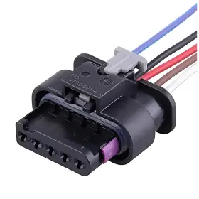 Desktop Impressions Inc 602835646417 5 Pin Mass Air Flow Sensor Maf Connector - Wire Harness Compatible With Vw