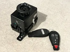 P68066729ac Dodge 68066729ac 2010 Chrysler Wireless Ignition Node Lock Module With Key #2