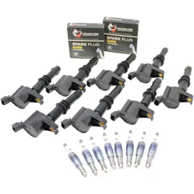 3l3u12a366bb Dragon Fire Performance Iridium Spark Plug Set And Ignition Coils For Ford 2004-08 Dg511 Sp515 #2