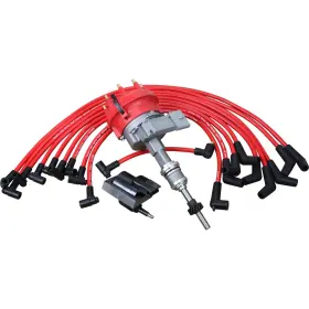 C839 Dragon Fire Performance Fd17 Ignition Distributor Coil And Plug Wires For 1986-1993 Ford Mustang 5.0l Gt