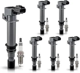 136145046 Ena Pack 6 Uf270 Ignition Coil Black Packs And Spark Plugs