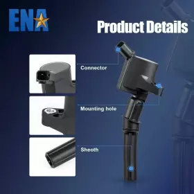 Enaicrd1151 Ena Set Of 10 Ignition Coil Pack Compatible With Ford Lincoln Mercury Super #2