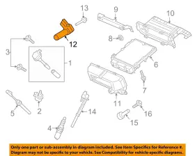 Hx7z6b288a Ford Oem 18-23 Bronco Sport Ignition System-camshaft Sensor