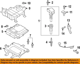 Jx6z6c315b Ford Oem 13-23 Bronco Sport Ignition System-crnkshft Sensor