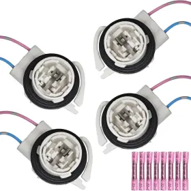 192586494 Formiden 4pcs Wire Harness Pigtail Light Socket Repair Kit For 4114 4157 3157 Bulbs
