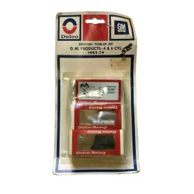 D108p Gm Delco Remy Ignition Tune-up Kit For Products 4 And 6 Cylinder 1963-1974