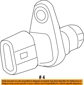 12636947 Gm Oem Chevrolet 2016 Cruze-engine Camshaft Cam Position Sensor #2