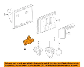 12636947 Gm Oem Chevrolet 2016 Cruze-engine Camshaft Cam Position Sensor