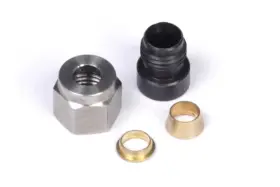 Ht-010810 Haltech 1/4 Inch Mild Steel Weld-on Kit Includes Nut And Ferrule
