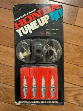 06030-634-000 Honda Civic 1200 Tune Up Kit Ngk Bp6es Plugs Hitachi Rotor Points Condenser Nos