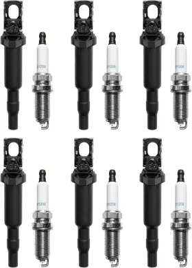 Hq-dhxq13 Hqpasfy Ignition Coil And Spark Plugs Set Of 6