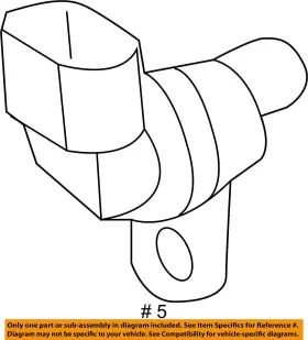 393502g000 Hyundai Oem 2015 Sonata-engine Camshaft Cam Position Sensor #2