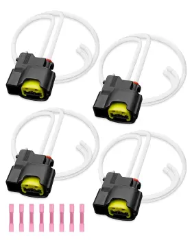 Pccie4ex0725 Jufzqo Pt2910 Electrical Ignition Coil Connector Plug Harness With Terminals 4 Set