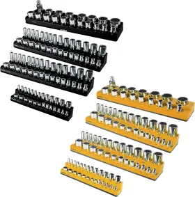 Kosy-77024 Kosybliyup 8pcs Magnetic Socket Organizer Set 1/2 Inch 1/4 And 3/8 8pc