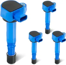 Ezinb023bl Lacarier Blue Set Of 4 Ignition Coil Pack 3.5l Compatible With 2001-2005 Honda 4pcs