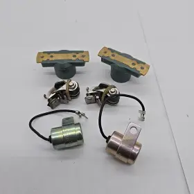 L12-1061 Lazorlite Fits Mazda R100 Rotary Ignition Tune Up Kit 2 Condensers Points Rotors Japan