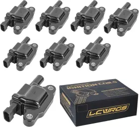 156147 Lcwrgs Set Of 8 Square Ignition Coil Pack Fits For 5.3 V8 2007 2008 2009 2010
