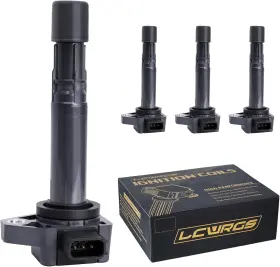 156184 Lcwrgs Set Of 4 Ignition Coil Packs Fits For L4 1.7l Honda Civic 2001 2002 2003