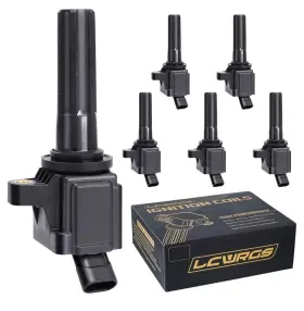 156312 Lcwrgs Set Of 6 Ignition Coil Fits For 2006 2007 2008 2009 Chevy Trailblazer Gmc