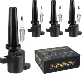 156317 Lcwrgs Set Of 4 Ignition Coil Pack And Spark Plugs Fits For Ford Fusion Escape
