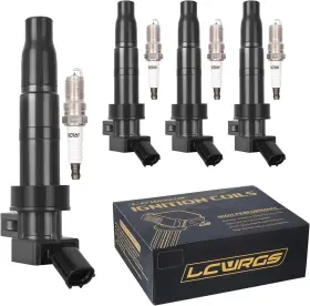156489 Lcwrgs Set Of 4 Ignition Coil Pack And Iridium Spark Plugs Fits For 2.4 L4 156489 Lcwrgs Set Of 4 Ignition Coil Pack And Iridium Spark Plugs Fits For 2.4 L4