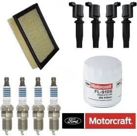 78053356 M Store & Motorcraft 6376 4 Ignition Coils Plugs Tune Up Kit For Ford Escape 05-08 2.3l