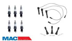 146384 Mac Auto Parts Sedona 02-05 Xg300 01 Set Of Spark Plug Wires - Coil On Boots Plugs