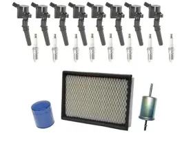 157244 Mac Auto Parts Ignition Coils Ngk Spark Plugs Air Gas Oil Filters For 98-11 Town Car