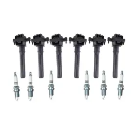 157642 Mac Auto Parts 6 Ignition Coils Platinum Plugs For 2001-2005 Sebring 2.7l Engine