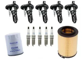 158138 Mac Auto Parts Oil Air Filter Ignition Coils Platinum Plugs For 2004-06 Chevrolet Colorado 3.5l