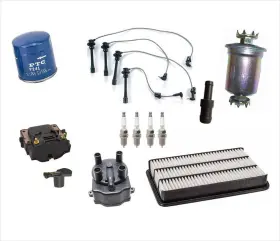 158560 Mac Auto Parts Ignition Wires Oil Air Cabin Filter 12pc Tune Up Kit For Toyota T100 2.7l 94-97