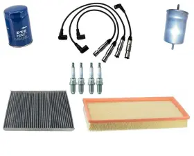 159028 Mac Auto Parts For 02-06 Vw Golf 2.0l Avh Azg Ignition Wires Spark Plug Air Gas Cabin Filter