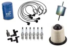 159378 Mac Auto Parts Ignition Spark Plug Wires Set Plugs Air Gas Oil Filter For 96-98 Windstar 3.8l