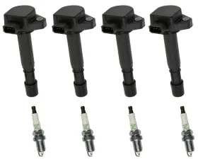 163052 Mac Auto Parts Direct Ignition Coils And Spark Plugs For Honda Civic 1.7 01-05 8 Pcs