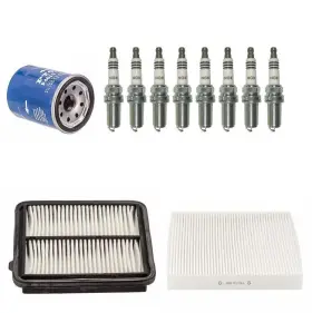 165210 Mac Auto Parts 11pc 8 Spark Plugs Air Cabin And Oil Filters For Honda Civic 1.3l Hybrid 2006-2011