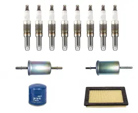 166365 Mac Auto Parts Platinum Spark Plugs Air Gas Oil Filters For Ford F150 5.4l 2004-2007