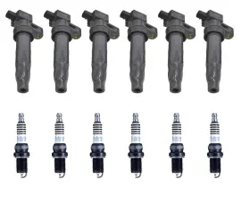 166496 Mac Auto Parts Direct Ignition Coils W Platinum Spark Plugs 12pc For Hyundai Sonata 06-08 3.3l