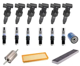 166881 Mac Auto Parts Ignition Coils Spark Plugs Filters Tune Up Kit For Jaguar X-type 3.0l V6 01-08