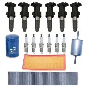 166883 Mac Auto Parts Ignition Coils Spark Plugs Filters Tune Up 2002-2005 For Jaguar X-type 2.5l V6