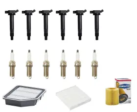 190913 Mac Auto Parts Direct Ignition Coils Platinum Spark Plugs Tune Up For 2007 Lexus Gs350