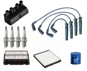 194089 Mac Auto Parts Ignition Coil Spark Plugs Wires Filters For 04-2008 Chevrolet Aveo 1.6l