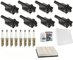 194705 Mac Auto Parts Tune Up Kit Ignition Coils And Spark Plugs For 2017-2021 Cadillac Escalade 6.2l