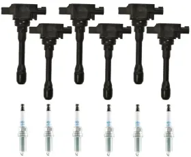201969 Mac Auto Parts Direct Ignition Coil And Laser Iridium Spark Plugs For Infiniti Q50 3.0l 2016-2021