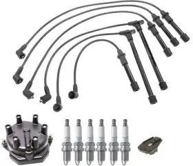 44906 Mac Auto Parts Ignition Wires Cap Rotor 6 Spark Plug 9pc Tune Up Kit For Nissan Quest 1999-2002