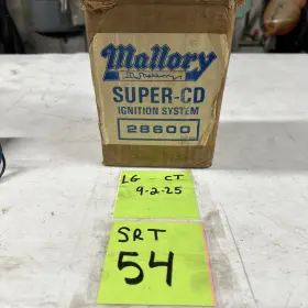28600 Mallory 6864m Super Cd Pro Ignition System Universal Vintage New Old Stock